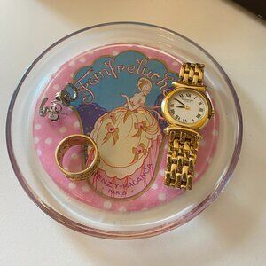 Decoupage Jewelry Tray Trinket Tray Vanity Tray